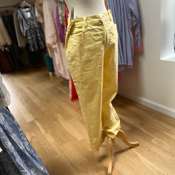 NYDJ Nordstrom Clarissa Ankle Butter Yellow Pant, 14, Great Preloved Condition ✨ - Picture 8 of 15